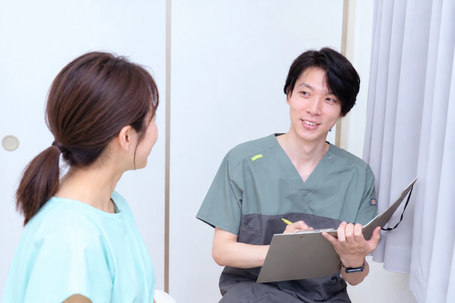 問診の様子